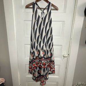 Whimsical High Low Dress w/ Halter & Belt